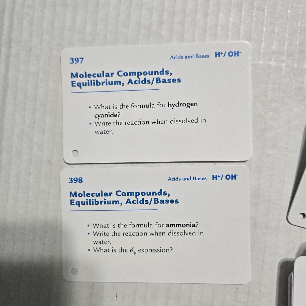 Barron's AP Chemistry Flash Cards Box Set - Picture 8 of 16